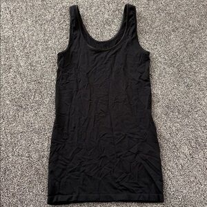 Black Fitted Stetchy Tank Top